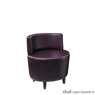 Chaise Lounge OVALI BAS BOURDON Finition Piqûre Bourdon