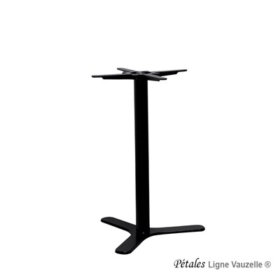 Piètement PETALES 3 CONCORDE 3 reposes, Ht.73cm.,pour Plateau Rond.