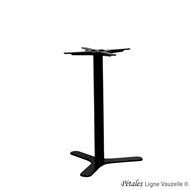 Piètement PETALES 3 CONCORDE 3 reposes, Ht.73cm.,pour Plateau Rond.