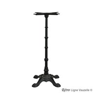 Piètement Fonte RETRO-MONTPARNASSE MD Noir Mat,4 reposes Ht 111cm
