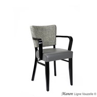 Fauteuil MANON JULIE (ex-Brazil) Dos Tapissé,  Assise Epaisse L