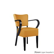 Fauteuil MANON CHAGALL Dos Tapissé, Assise Epaisse XL.