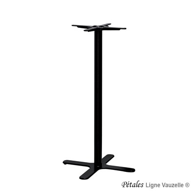 Piètement PETALES 4 CONCORDE Mange Debout - 4 reposes, Ht.108cm.