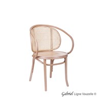 Fauteuil GABRIEL Assise Bois Cannage naturel