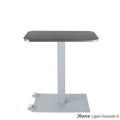 Piétement MOOVE Socle 60x42 Sur Roulettes Ht 73cm - Intérieur