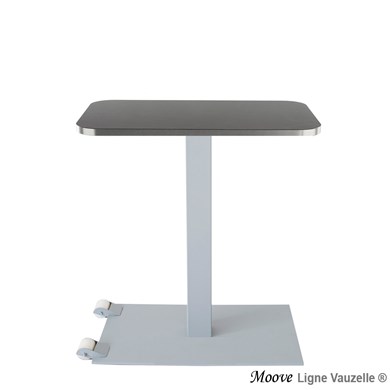 Piétement MOOVE Socle 60x60 Sur Roulettes Ht 73cm - Intérieur