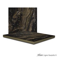 Plateau ALLURE FLORIDE STRAT.FORMICA Abs MétalCoinAngle Drt-Stratif
