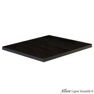 Plateau ALLURE FLORIDE STRAT. POLY Abs Métal Coin Ang Drt-Stratifié