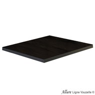 Plateau ALLURE FLORIDE STRAT. POLY Abs Métal Coin Ang Drt-Stratifié