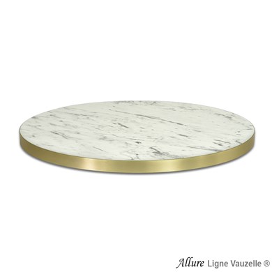 PlateauALLURE FLORIDE STRAT.EGGER Abs Métal Angle Arrondi -Stratifi