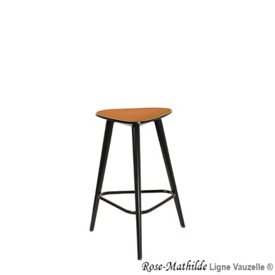 Tabouret ROSE-MATHILDE avec Galette, ht 64,5cm