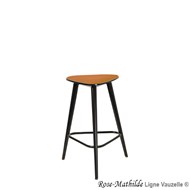 Tabouret ROSE-MATHILDE avec Galette, ht 64,5cm