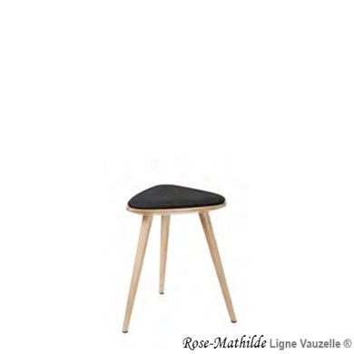 Tabouret ROSE-MATHILDE avec Galette, ht 49cm