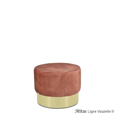 Pouf MITSU Diam. 65cm, Ass. Ht. 48cm, Socle 15cm