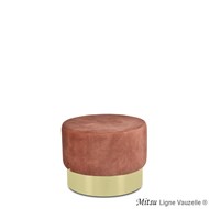 Pouf MITSU Diam. 65cm, Ass. Ht. 48cm, Socle 15cm