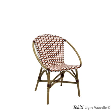 Fauteuil GROCK_TOHITI Pattern Rotin Naturel