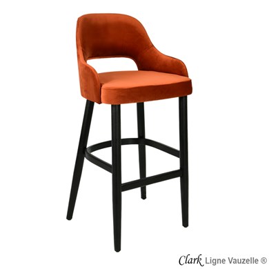 Tabouret CLARK avec patins PVC