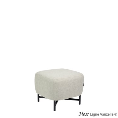 Pouf MOSS Pied Métal Noir