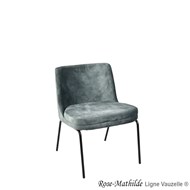 Chaise ROSE-MATHILDE Lounge Métal