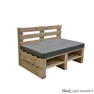 M/L Banquette PLANK Avec Coussin D'assise et de Dossier