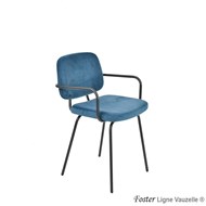 Fauteuil FOSTER, Pieds Métal Epoxy Ral T1.