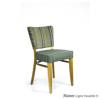 Chaise MANON (ex-Brazil) Dos Tapissé, avec Assise Epaisse L