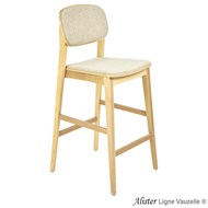 Tabouret ALISTER Assise et Dos Garnis