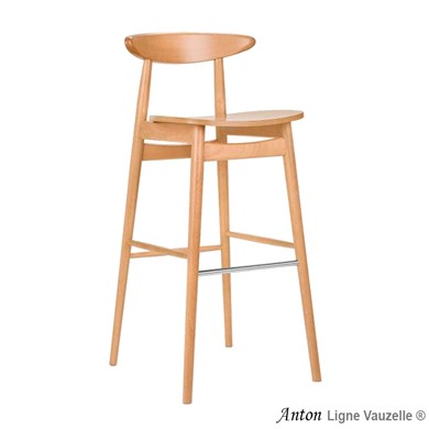 Tabouret ANTON Assise Bois