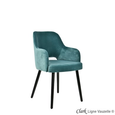 Fauteuil CLARK avec patins PVC.
