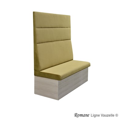 M/L Banquette Actua ROMANE H160cm Sur Socle Stratifié