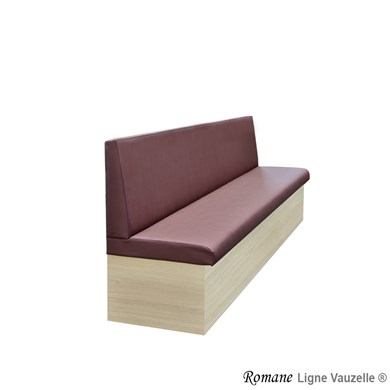 M/L Banquette Tradition ROMANE H100cm Sur Socle Stratifié