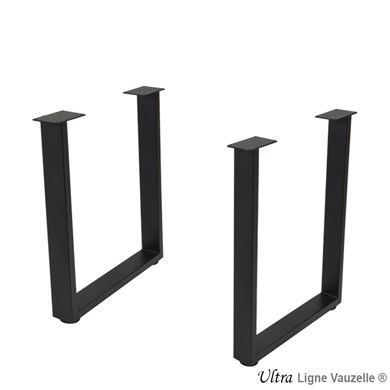 Piètement ULTRA (Lot de 2 Jambages) Ht.72cm, Acier soudé