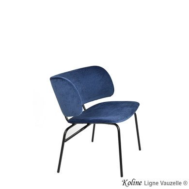 Chaise Lounge KOLINE Assise & Dossier Garnis