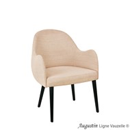 Fauteuil AUGUSTIN Pieds Bois Conique