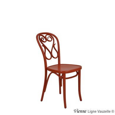 Chaise VIENNE Assise Bois, Laquée