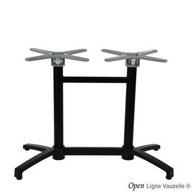 Pièt.OPEN FUSION Epoxy NOIR,Double colonne, Emboitable, Basculants.