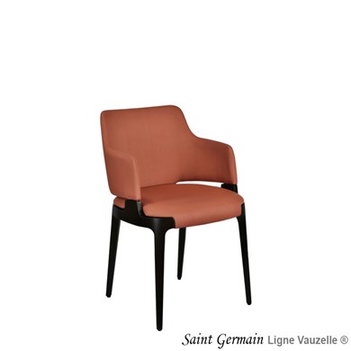 Fauteuil SAINT GERMAIN Pied Bois Noir