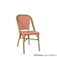 Chaise HORTENSIA Tressage Rose Pastel