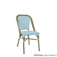 Chaise HORTENSIA Tressage Bleu Pastel