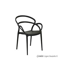 STOCK UNIQUEMENT - Fauteuil COMETE Coloris Noir
