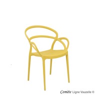 STOCK UNIQUEMENT - Fauteuil COMETE Coloris Jaune