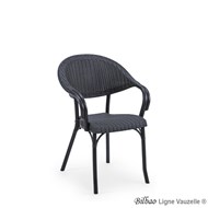 Chaise BISTROT Assise Galette Avec Contour Clous