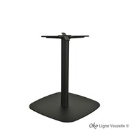 PiétementOKO Noir Mat Texturé  Socle 60x60 ht 73cm