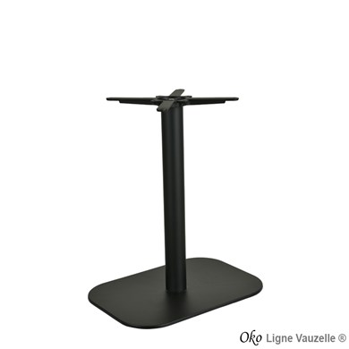 Piétement OKO Noir Mat Texturé 60x42 ht 73cm