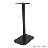 Piétement OKO Noir Mat Texturé Socle 60x42 ht 109cm