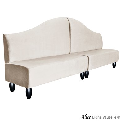 M/L Banquette Tradition ALICE Ht.95cm > 130cm < 95 cm - Prof.63cm