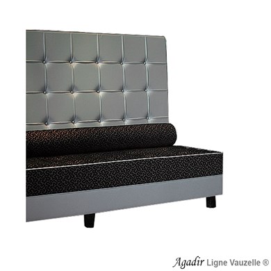 M/L Banquette Actua AGADIR avec traversin, sans coussin, Ht : 42cm
