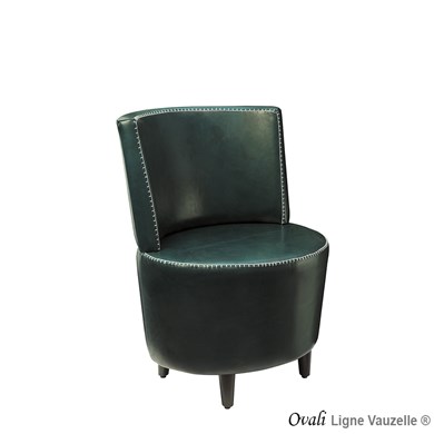 Chaise Lounge OVALI HAUT BOURDON Finition Piqûre Bourdon