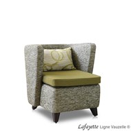 Fauteuil LAFAYETTE Dossier Bas avec Coussin