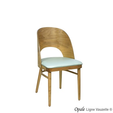 Chaise OPALE MOLLY Galette et Dos Bois Avec Renforts